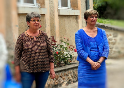 Lucette Prior, présidente et Jocelyne Goddaert, vice-présidente