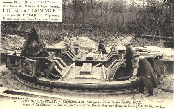Emplacement de la Bertha