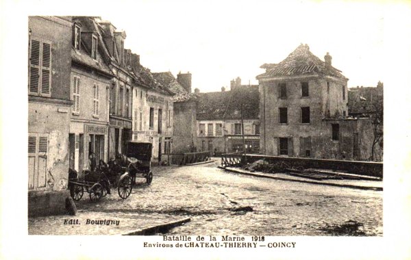 Coincy bombardé